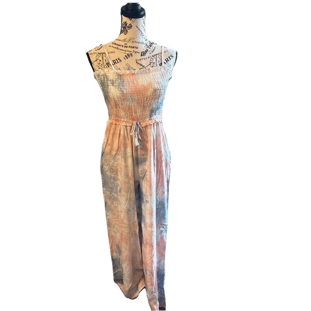 Kiwi & Punch Blue Orange Tie-Dye XL Jumper Beach Boho Chic Lounge Luxe